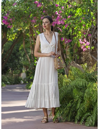 VESTIDO LARGO TRIANTES TACHUELAS