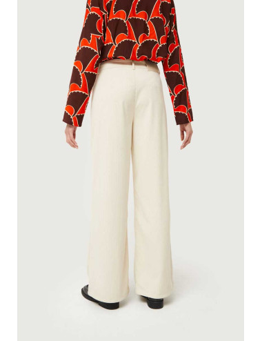 PANTALÓN DE PANA BLANCO