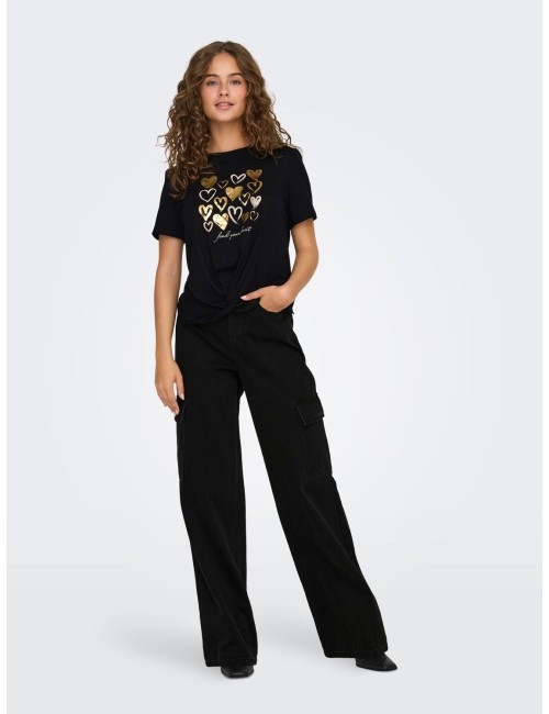 JEANS CARGO NEGRO