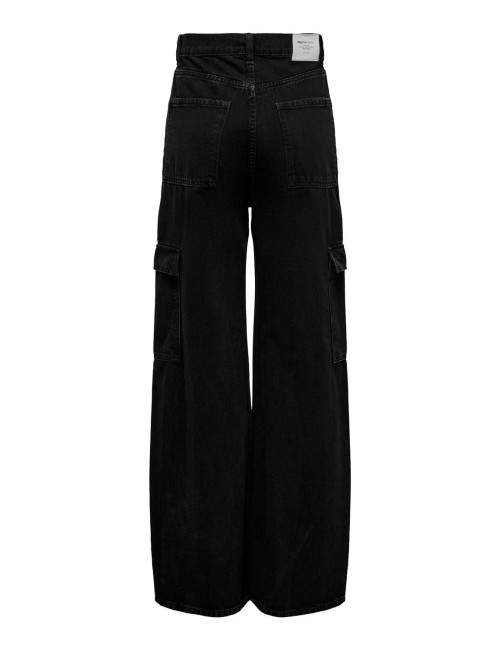 JEANS CARGO NEGRO