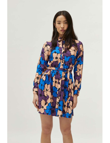 VESTIDO CORTO ESTAMPADO...