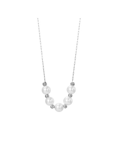 COLLAR ACERO ESFERAS CON...