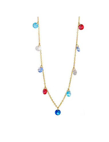 COLLAR ACERO MULTICOLOR CON...