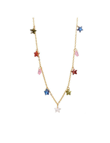 COLLAR ACERO ESTRELLAS...