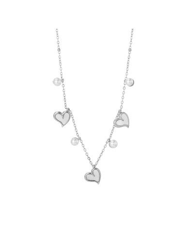COLLAR CORAZONES NÁCAR CON...