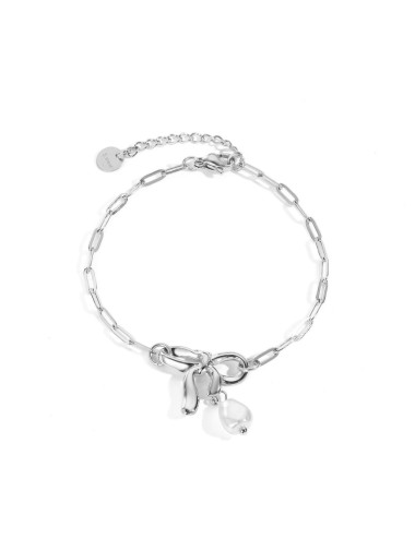 PULSERA ACERO CON LAZO CON...