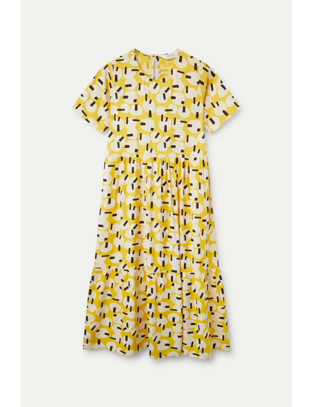 VESTIDO MIDI GEOMÉTRICO ONIGIRI
