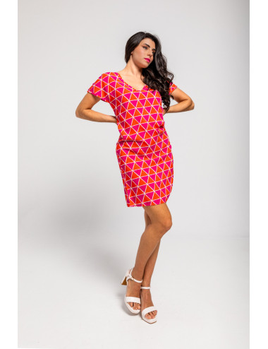 VESTIDO CUELLO PICO M/C NO...