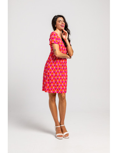 VESTIDO CUELLO PICO M/C NO...