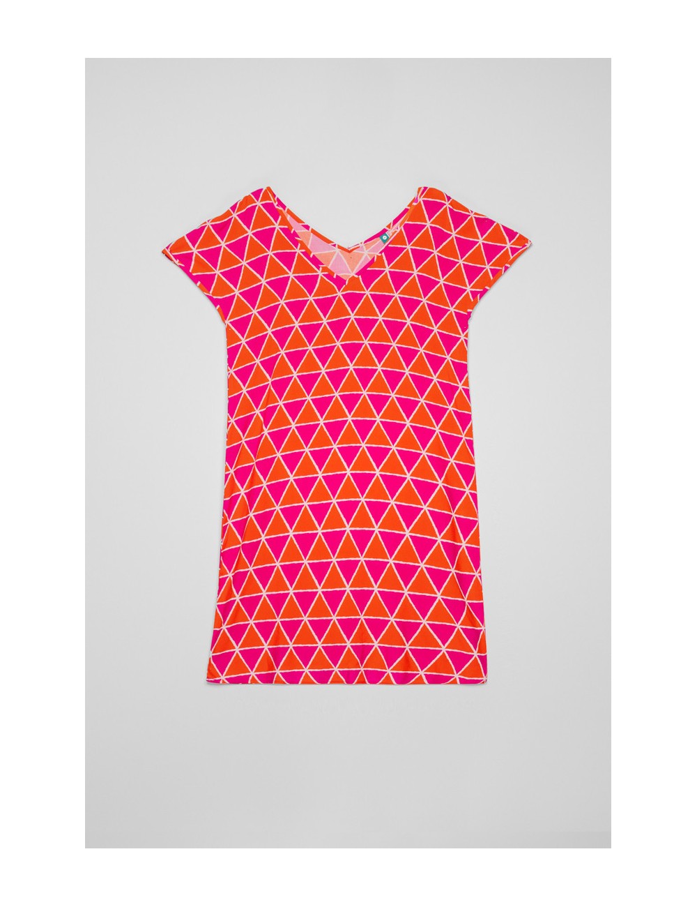 VESTIDO CUELLO PICO M/C NO ME DA LA VIDA