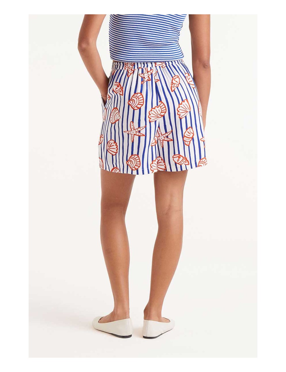 SHORTS ESTAMPADO DE RAYAS NEMO
