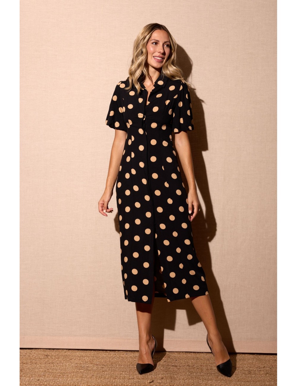 VESTIDO CAMISERO LUNARES