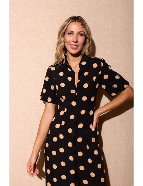 VESTIDO CAMISERO LUNARES