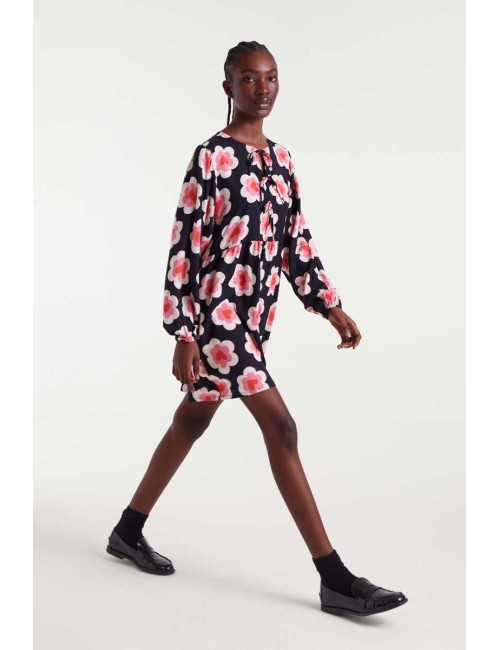VESTIDO CORTO CON ESTAMPADO SWEETHEART