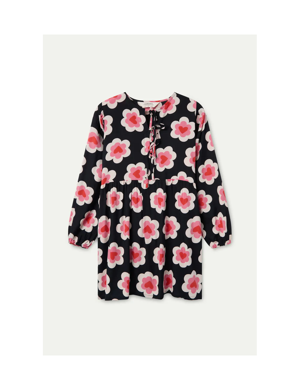 VESTIDO CORTO CON ESTAMPADO SWEETHEART