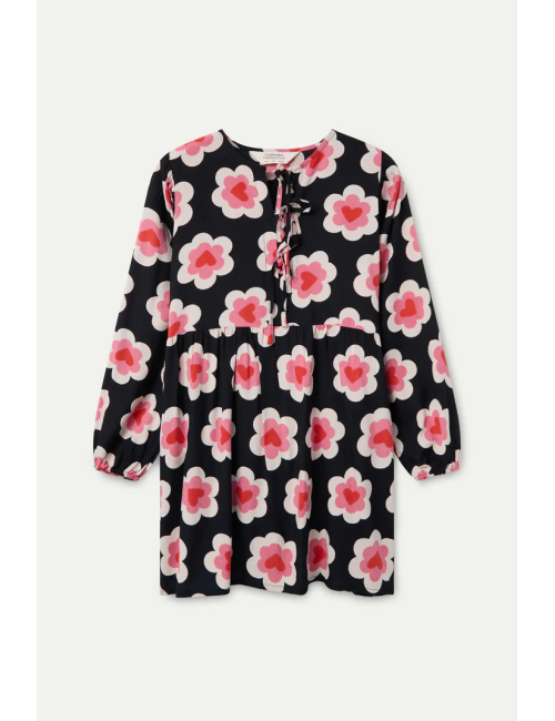 VESTIDO CORTO CON ESTAMPADO SWEETHEART