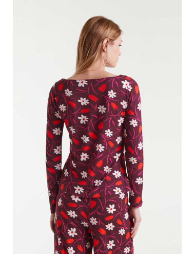 TOP CON ESTAMPADO TULIP