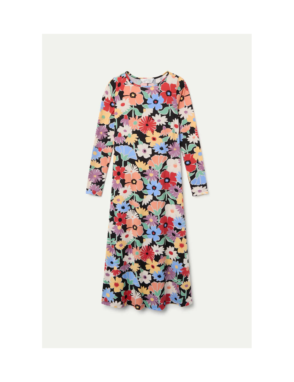 VESTIDO MIDI CON ESTAMPADO HAMPTON BIG