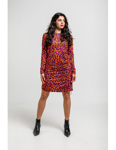 VESTIDO DRAPEADO LATERALES...