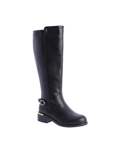 BOTA TACÓN MEDIO HEBILLA...