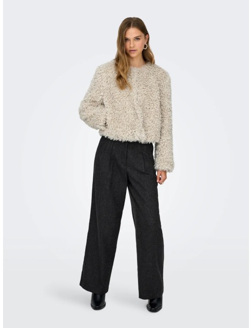 CHAQUETA PELO BEIGE