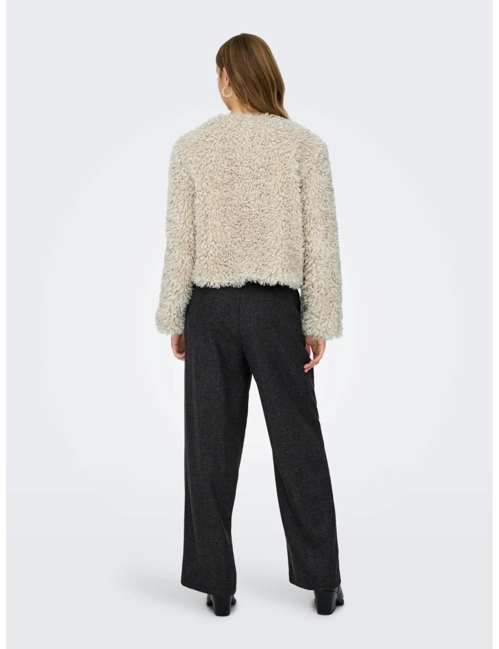 CHAQUETA PELO BEIGE
