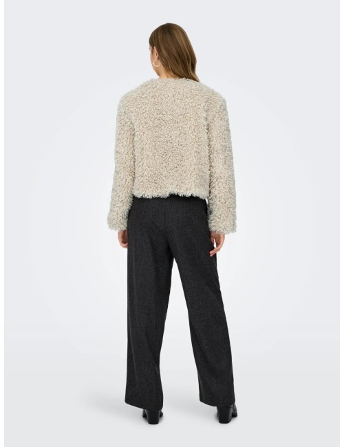 CHAQUETA PELO BEIGE
