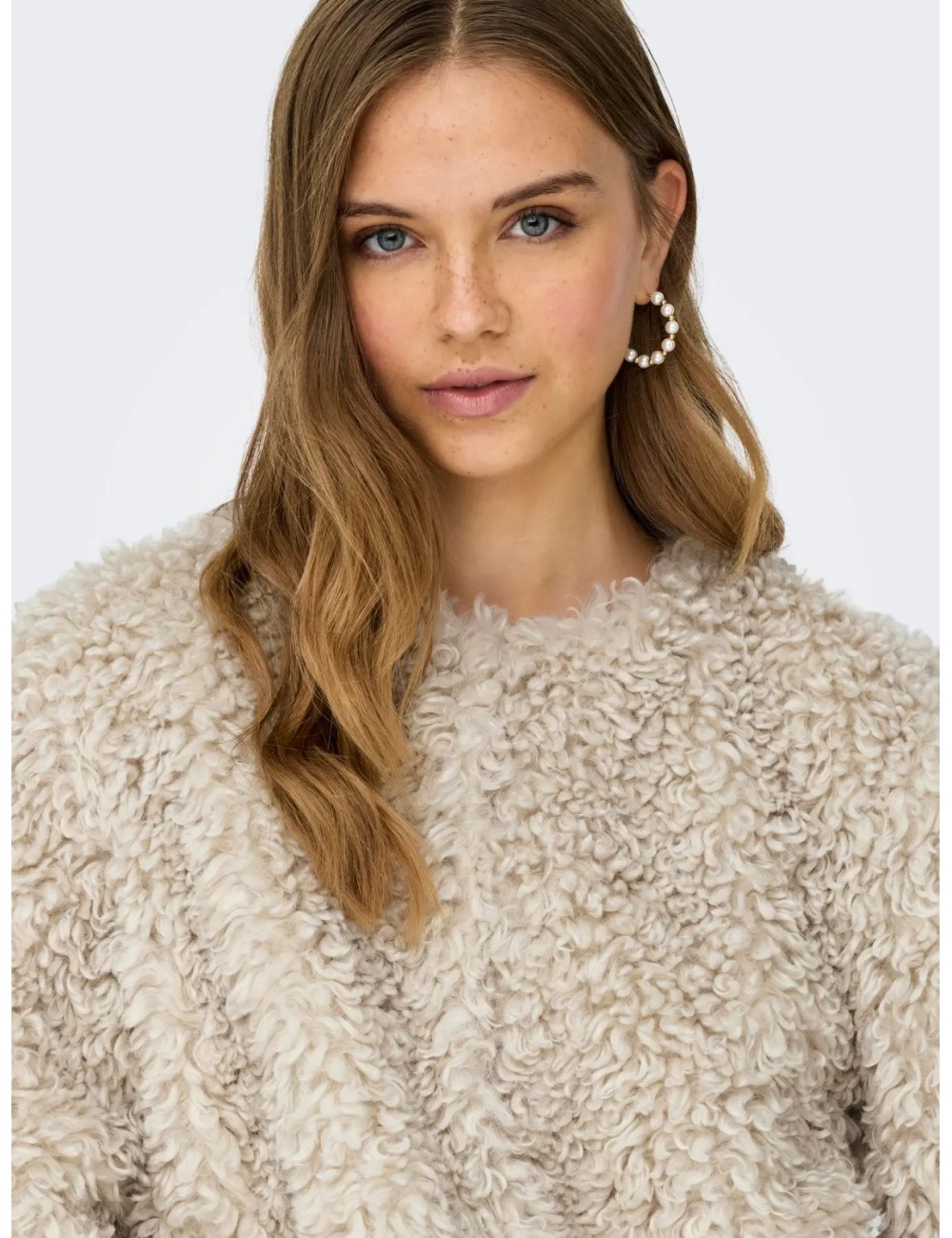 CHAQUETA PELO BEIGE