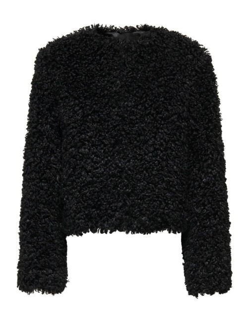 CHAQUETA PELO NEGRO
