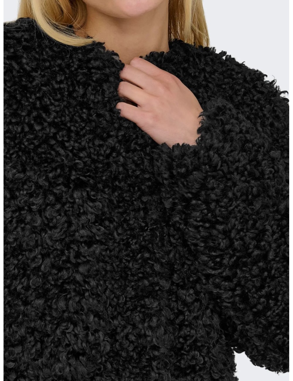 CHAQUETA PELO NEGRO