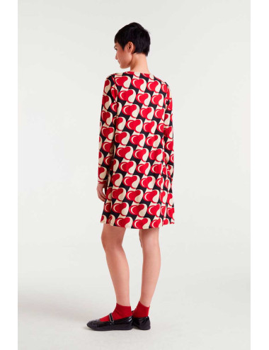 VESTIDO CORTO CON ESTAMPADO...