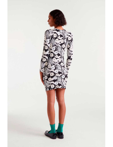 VESTIDO CORTO CON ESTAMPADO...