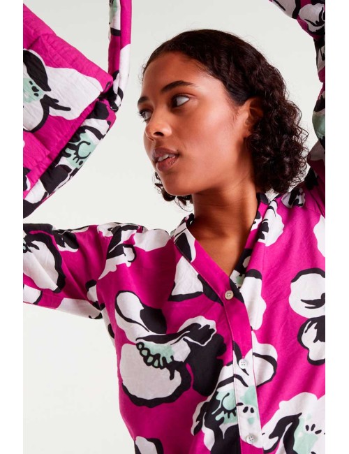 CAMISA CON ESTAMPADO VIVID VIOLA