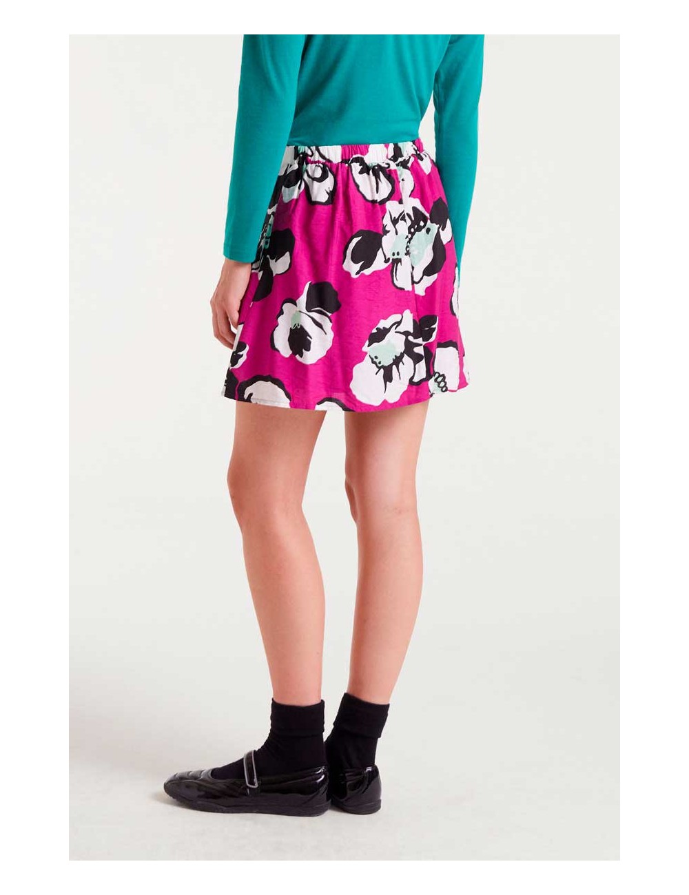 FALDA CORTA CON ESTAMPADO VIVID VIOLA