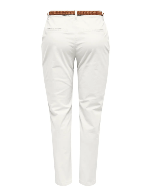 PANTALÓN CHINO WIDE LEG BLANCO