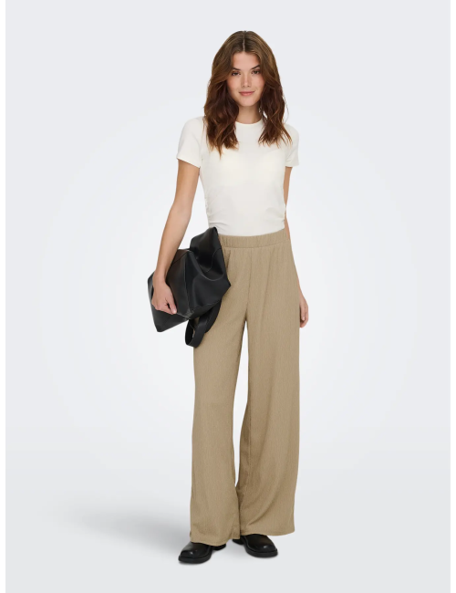 PANTALÓN WIDE LEG CAMEL