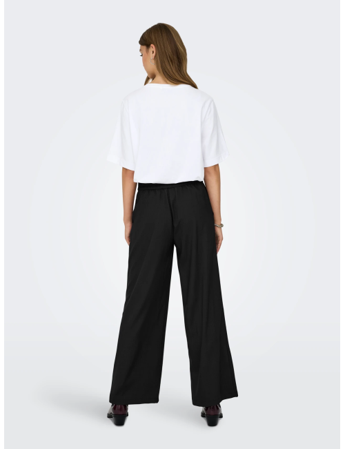 PANTALÓN CORTE FLARED NEGRO