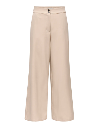 PANTALÓN CORTE FLARED BEIGE