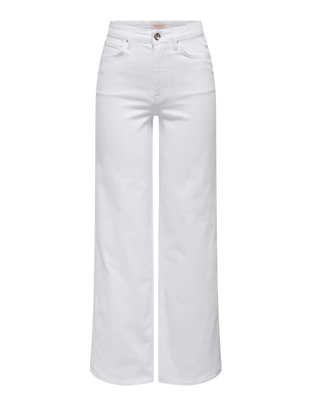 JEANS CINTURA ALTA CORTE WIDE LEG BLANCO