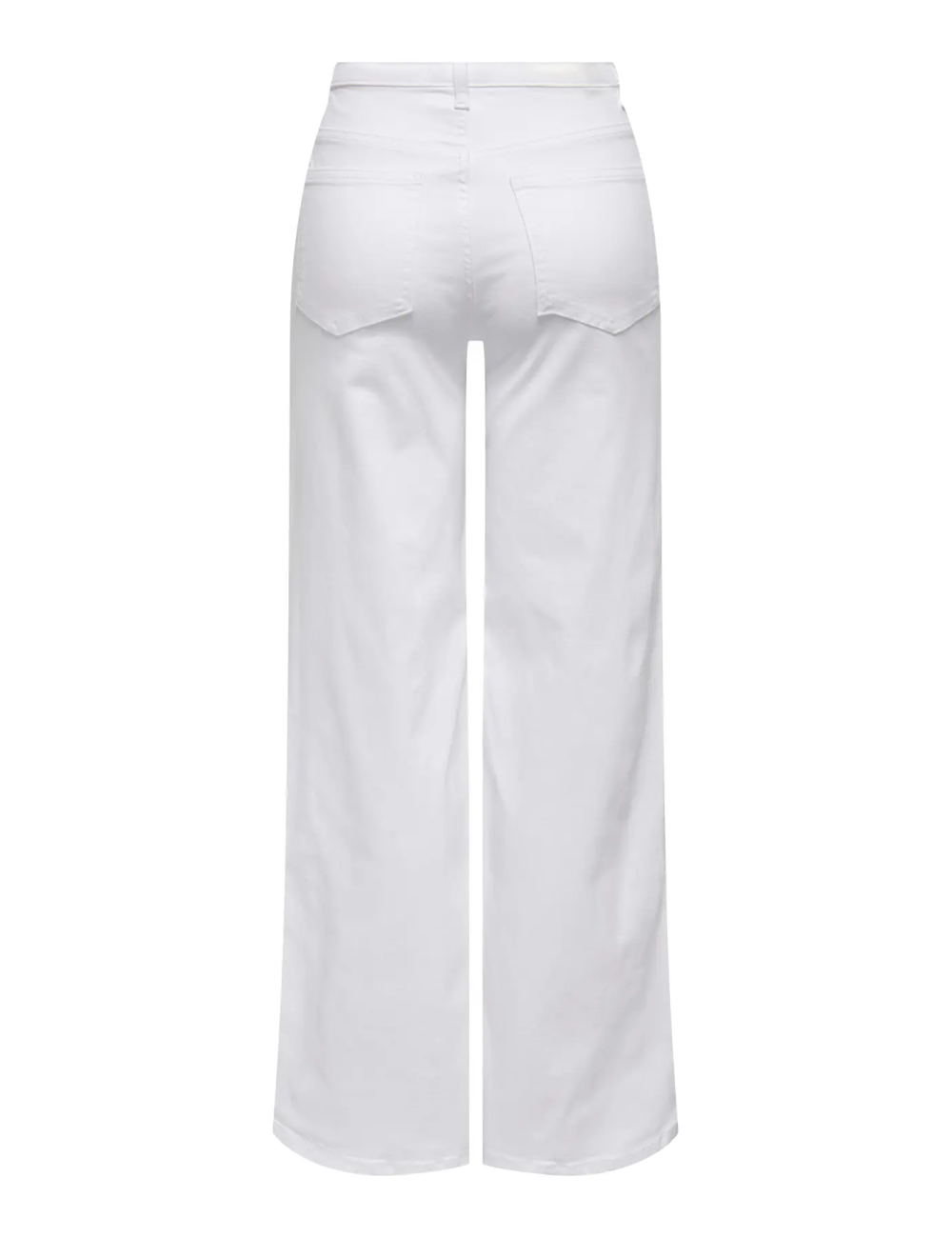 JEANS CINTURA ALTA CORTE WIDE LEG BLANCO