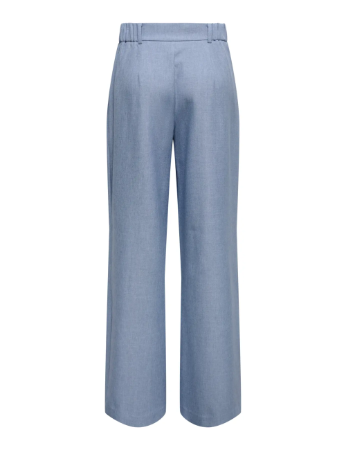 PANTALÓN CORTE STRAIGHT AZUL