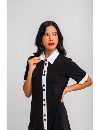 VESTIDO CAMISERO CORTO...