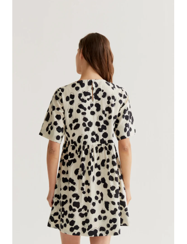 VESTIDO CORTO CON ESTAMPADO...