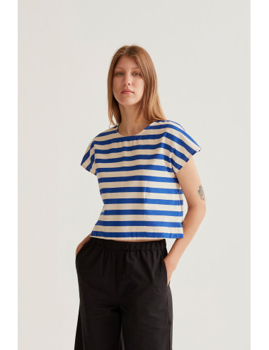 TOP ESTAMPADO CON BAMBOO BLUE