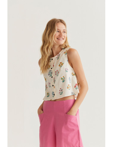 TOP CON ESTAMPADO GARDENER