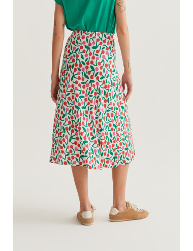 FALDA MIDI CON ESTAMPADO...