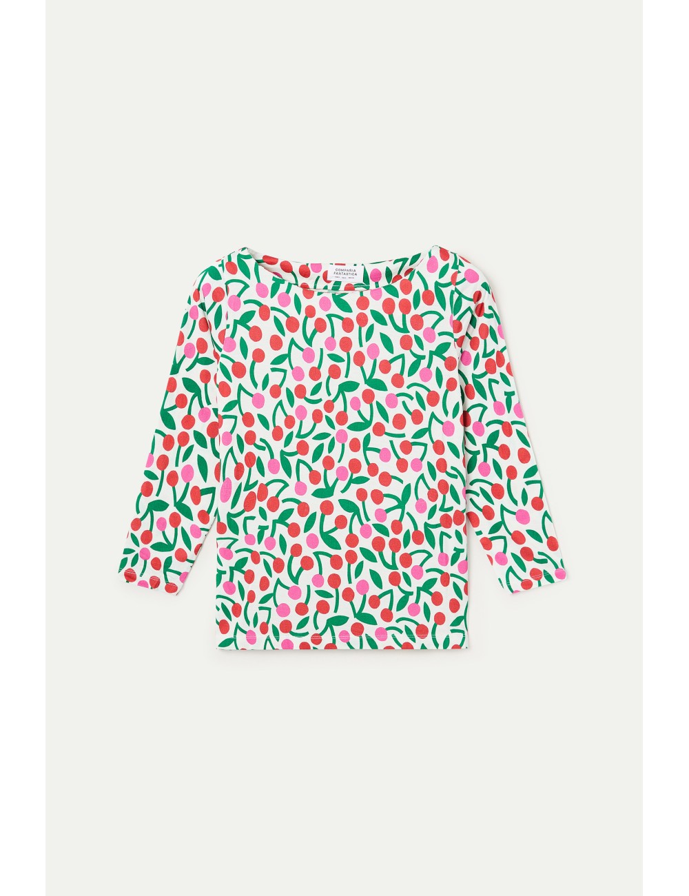 CAMISETA CON ESTAMPADO GUINDA