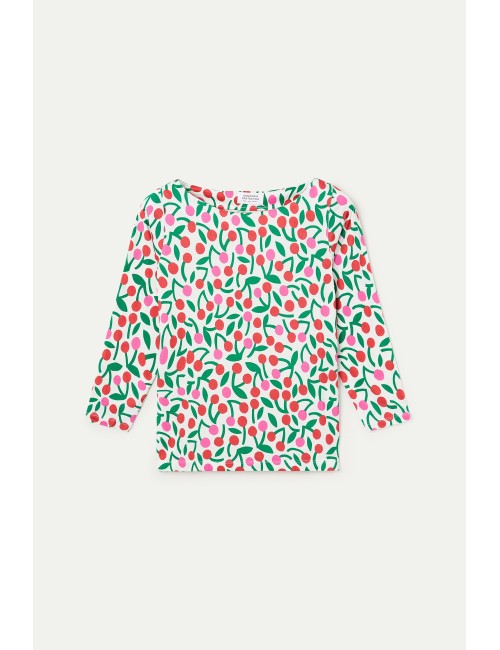 CAMISETA CON ESTAMPADO GUINDA