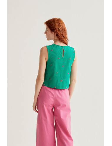 TOP CON ESTAMPADO GREEEN...