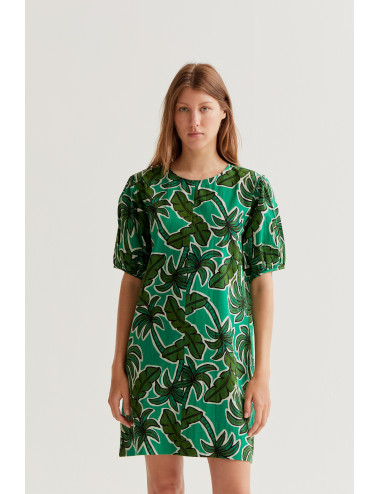 VESTIDO CORTO ESTAMPADO...